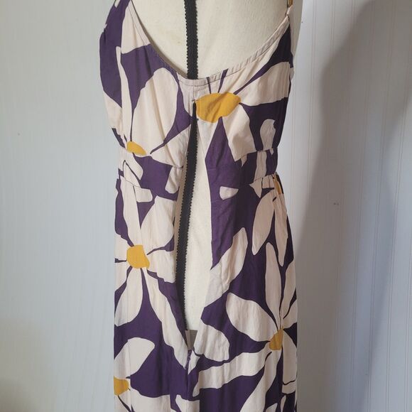 Boden size 10L dress maxi long flower open back lining zip - Picture 8 of 14
